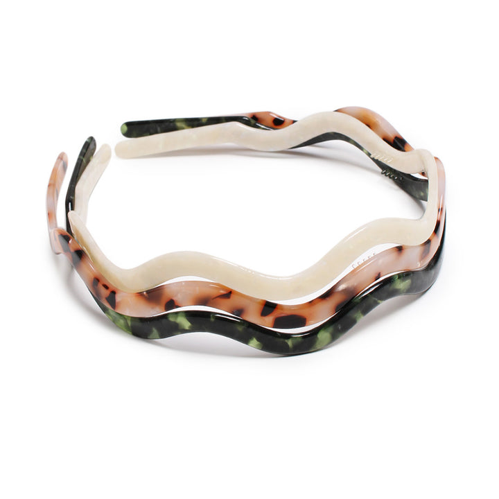 Verdant Glad Wavy Headband 3pk